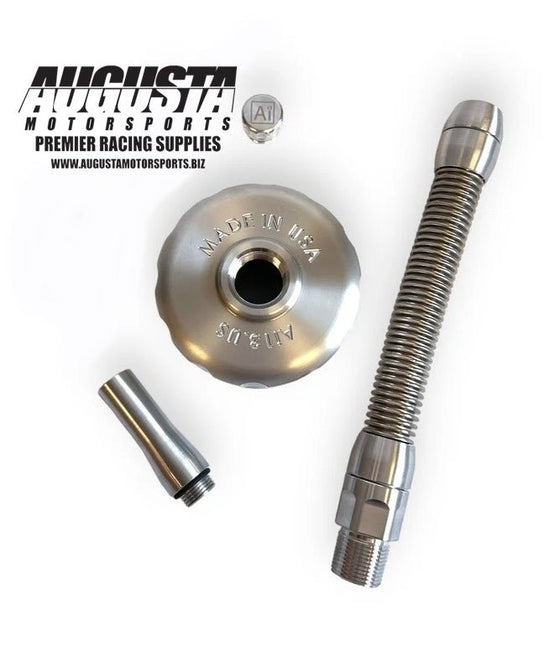 Ai13 VP Utility Race Jug Billet Metal Fuel Hose Cap Combo